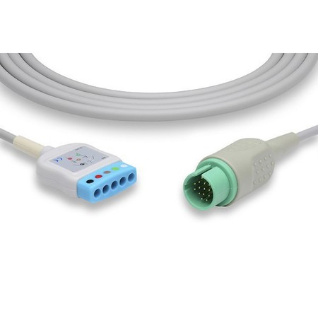 CABLES & SENSORS Spacelabs Compatible ECG Trunk Cable - 5 Leads T-15960